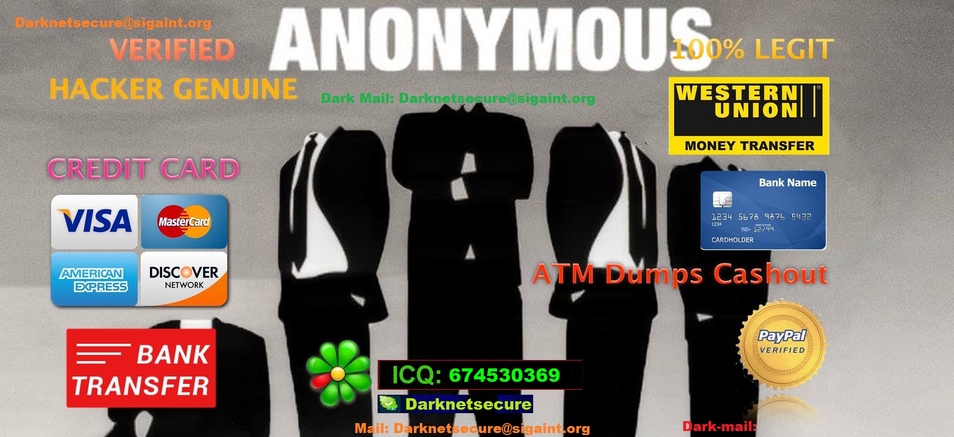 We are a team of the world's largest hacker. DARKNETSERVICES@MAIL.COM WHATSAPP:(33) 06 44 60 55 16